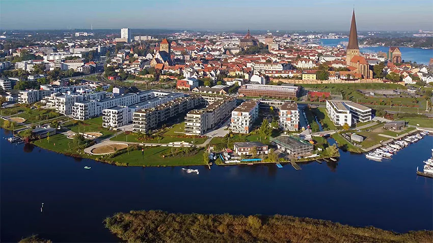 Wohngebiet „Petriviertel“ nach Fertigstellung