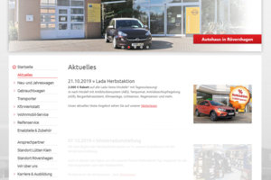 Herbstaktion Autohaus Goldbach Website
