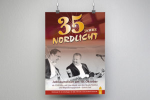 Plakat „Nordlicht Jubiläum“
