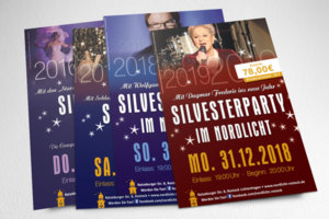 Plakate „Silvesterparty“