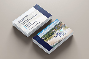 Visitenkarten „Hotel Aquamarin“