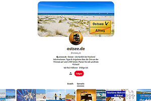 Pinterest Kanal „ostsee.de“
