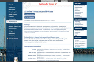 Seewetter auf „ostsee-charter-yacht.de“