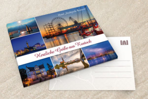 Postkarten „Stadtperle Rostock“